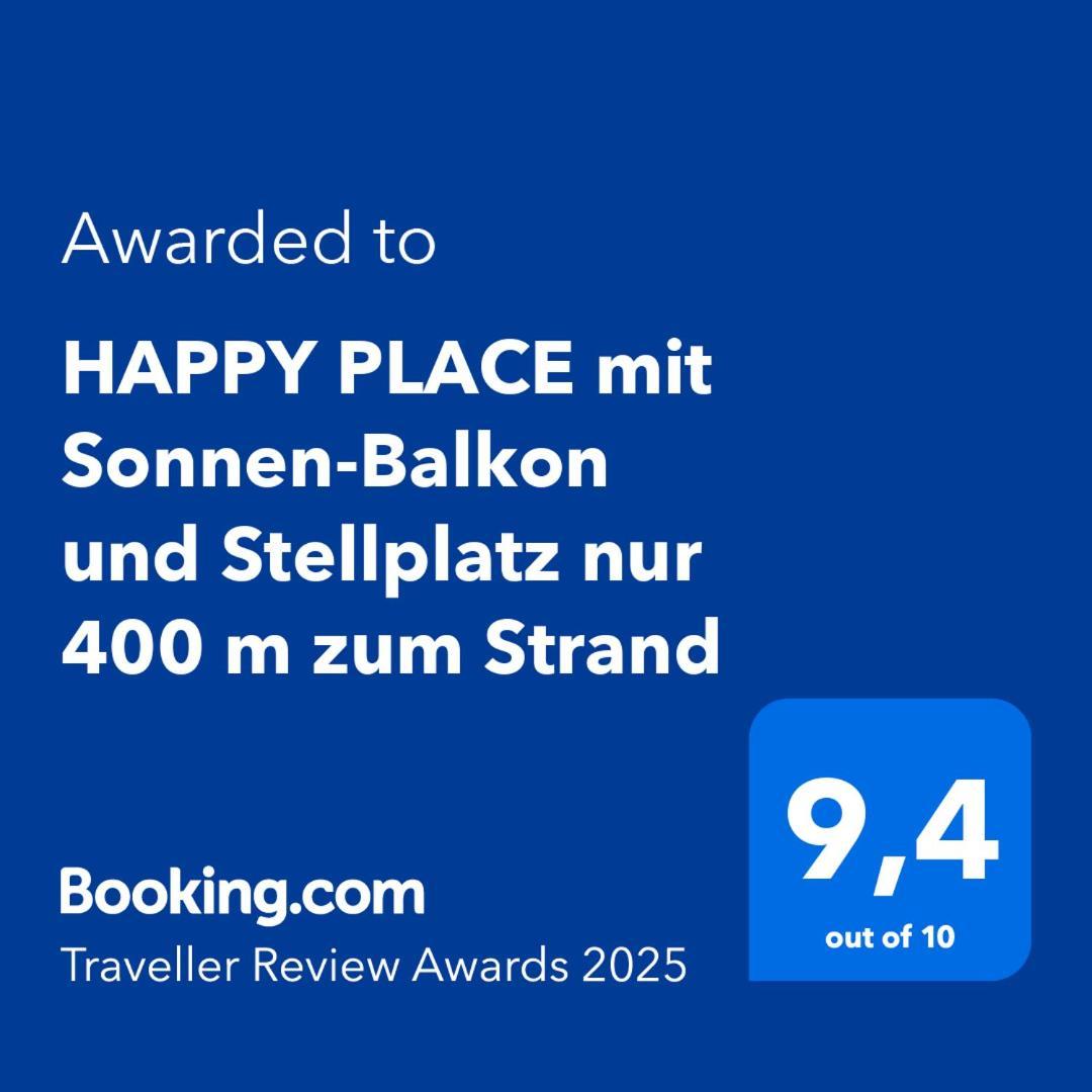 Happy Place Mit Sonnen-Balkon Und Stellplatz Nur 400 M Zum Strand 샬베우츠 외부 사진